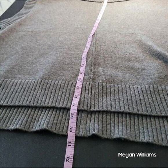Anthropologie Moth Gray Knit Top Small Acrylic - Picture 7 of 8